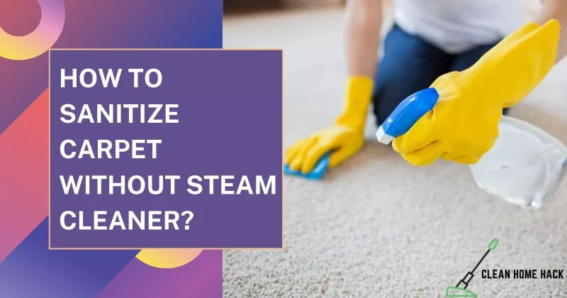 How to Sanitize Carpet Without Steam Cleaner